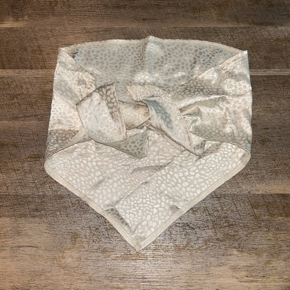 strapless silk top - Picture 2 of 2